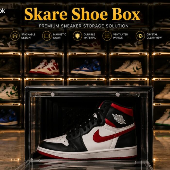 Black Color Shoes Box